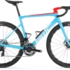 GLACIER BLUE / NEON RED