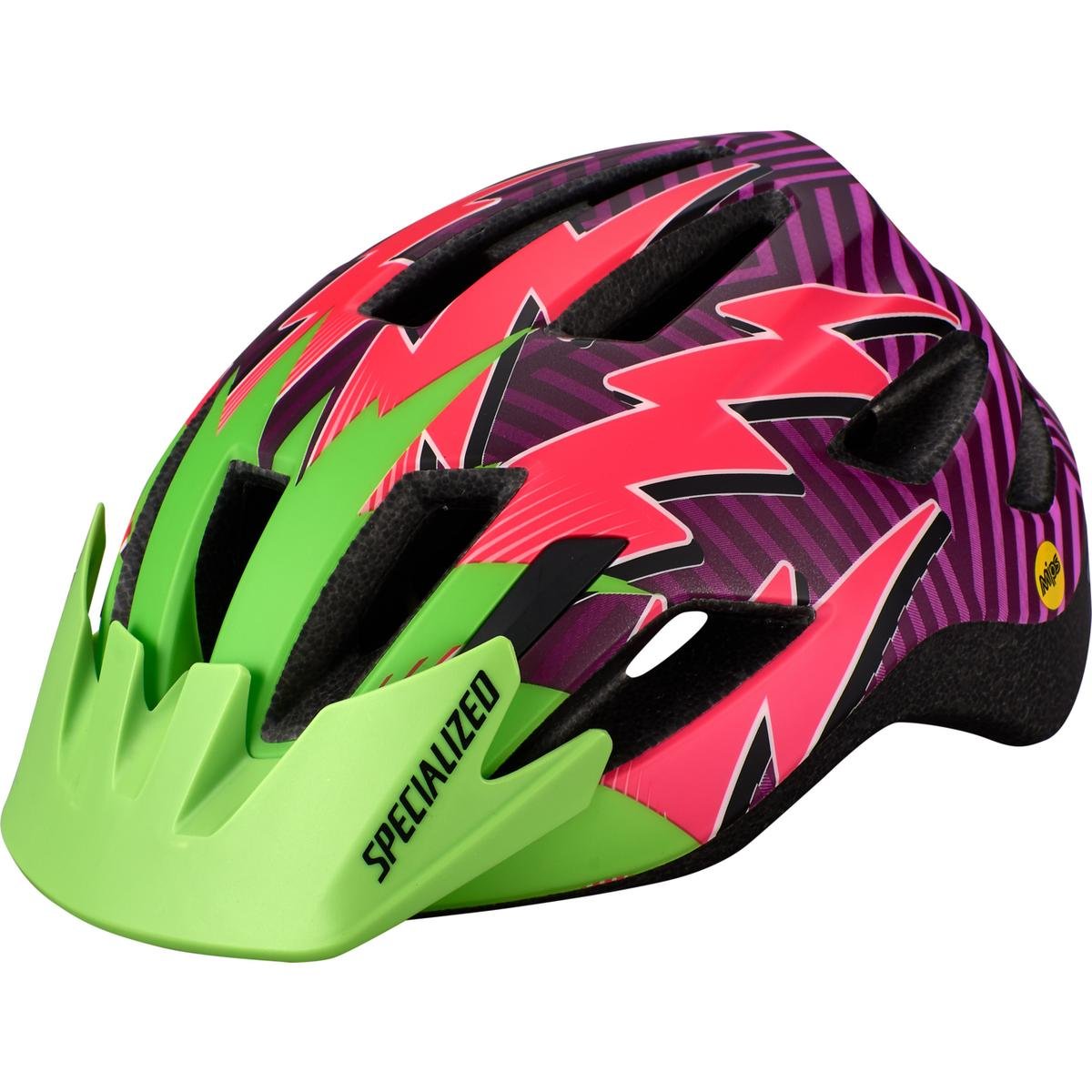 60020-161_HLMT_SHUFFLE-LED-SB-HLMT-MIPS-CE-MONGRN-ACDPNK-LIGNTNING-CHLD_HERO-30.jpg Specialized Shuffle Bimbo/a con LED 2023 - Monster Green/Acid Pink Lightning