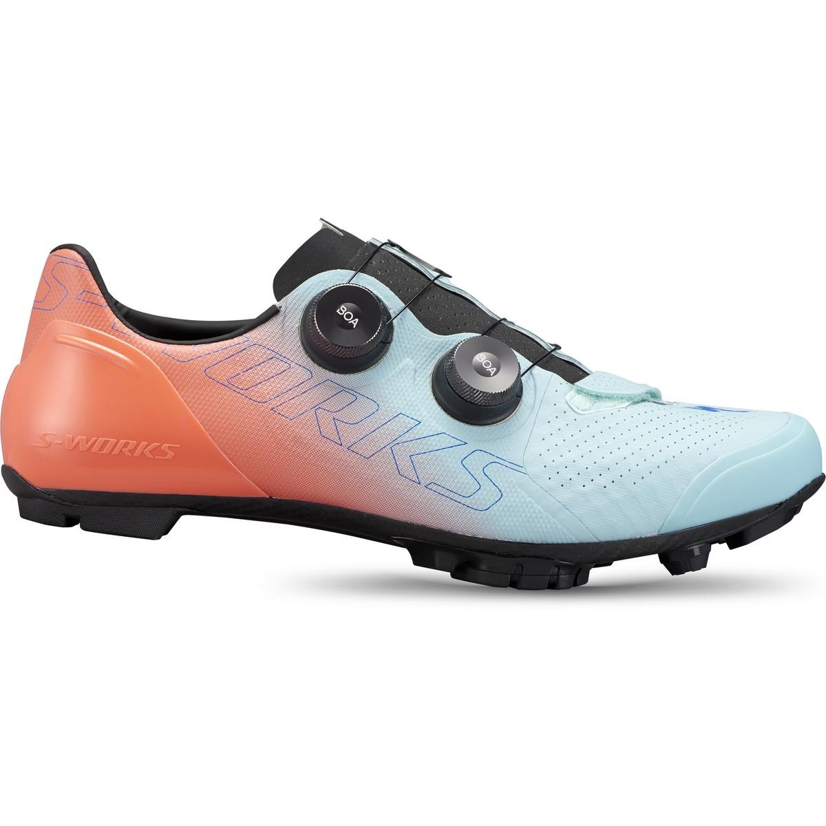 Specialized S-Works Recon 2023 - Arctic Blue/Vivid Coral/ Sky Blue